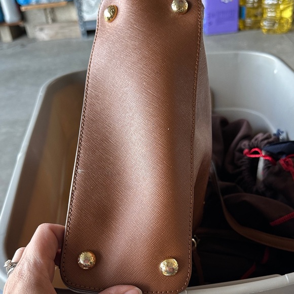 Michael Kors Tan Leather Tote - Picture 6 of 6